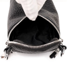 Load image into Gallery viewer, Top Zip Leather Shoulder Bag