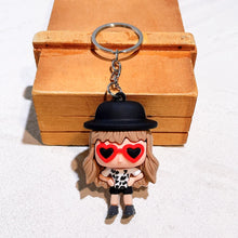 Load image into Gallery viewer, Taylor the Swift Charm Keychain Pendant