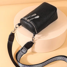 Load image into Gallery viewer, Top Zip Leather Shoulder Bag