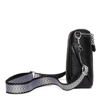 Load image into Gallery viewer, Top Zip Leather Shoulder Bag