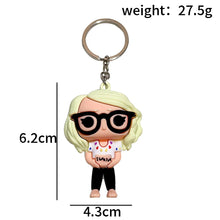 Load image into Gallery viewer, Taylor the Swift Charm Keychain Pendant