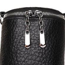 Load image into Gallery viewer, Top Zip Leather Shoulder Bag